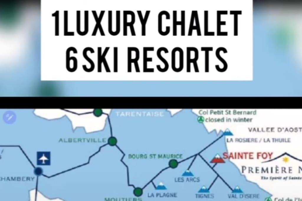 Вилла Entire Chalet Salamo 11 Plus 1 Les Arcs Paradiski Jacuzzi Бур-Сен-Морис Экстерьер фото